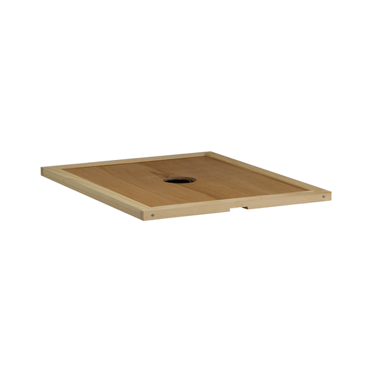 10 Frame Inner Cover with Round Feeding Hole – Amish-Made, Ready to Use