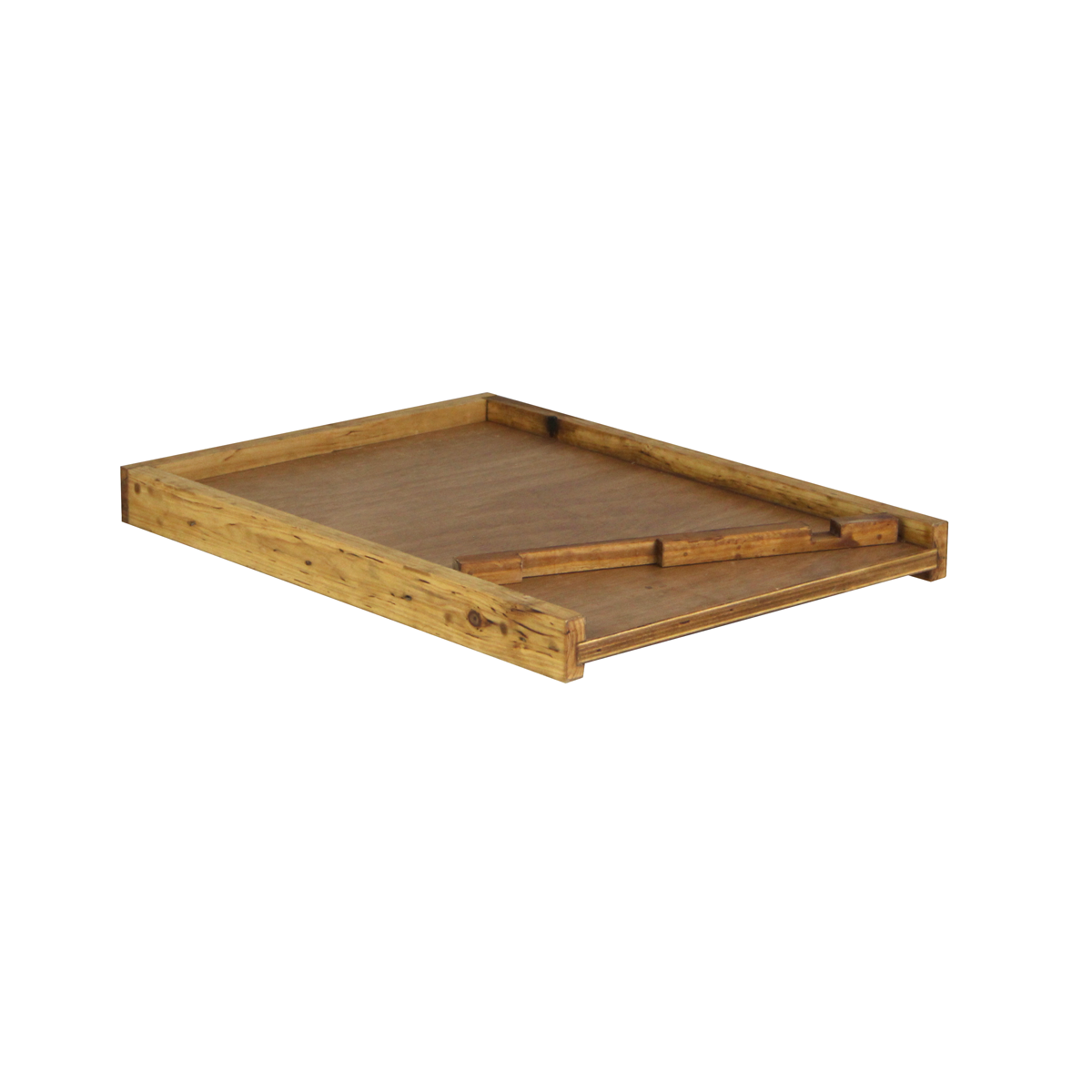 Hoover Hives Wax-Coated 10-Frame Langstroth Solid Bottom Board with Entrance Reducer