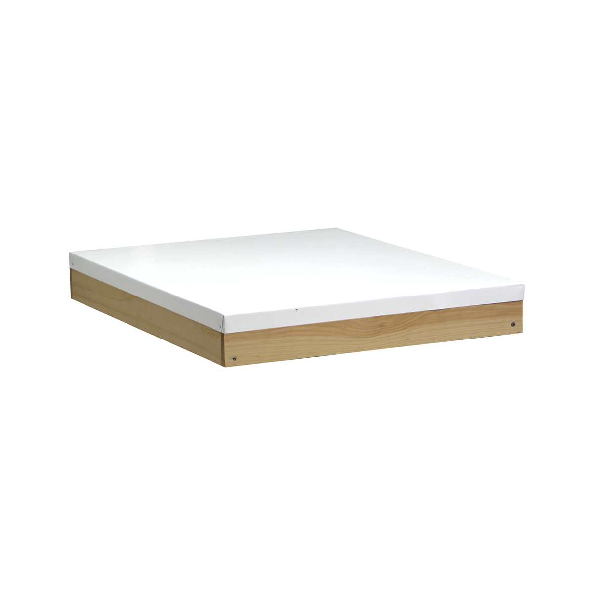 8 Frame Telescoping Top Cover – Amish-Made, White Aluminum-Capped
