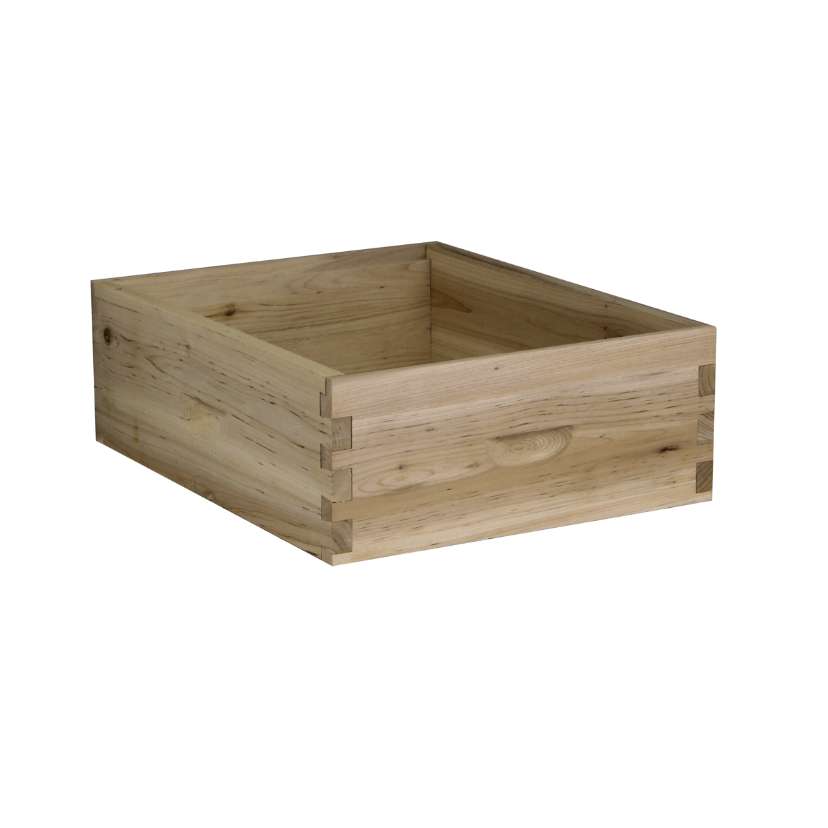 10 Frame Medium Honey Super Box w/ Dovetail Joints (Unassembled w/ Frames and Foundations)