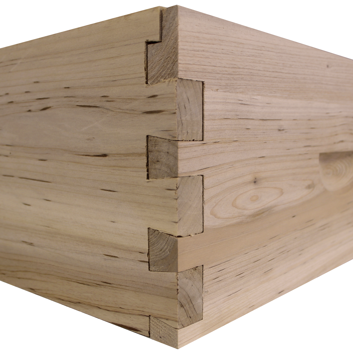 10 Frame Medium Honey Super Box w/ Dovetail Joints (Fully Assembled w/ Frames and Foundations)