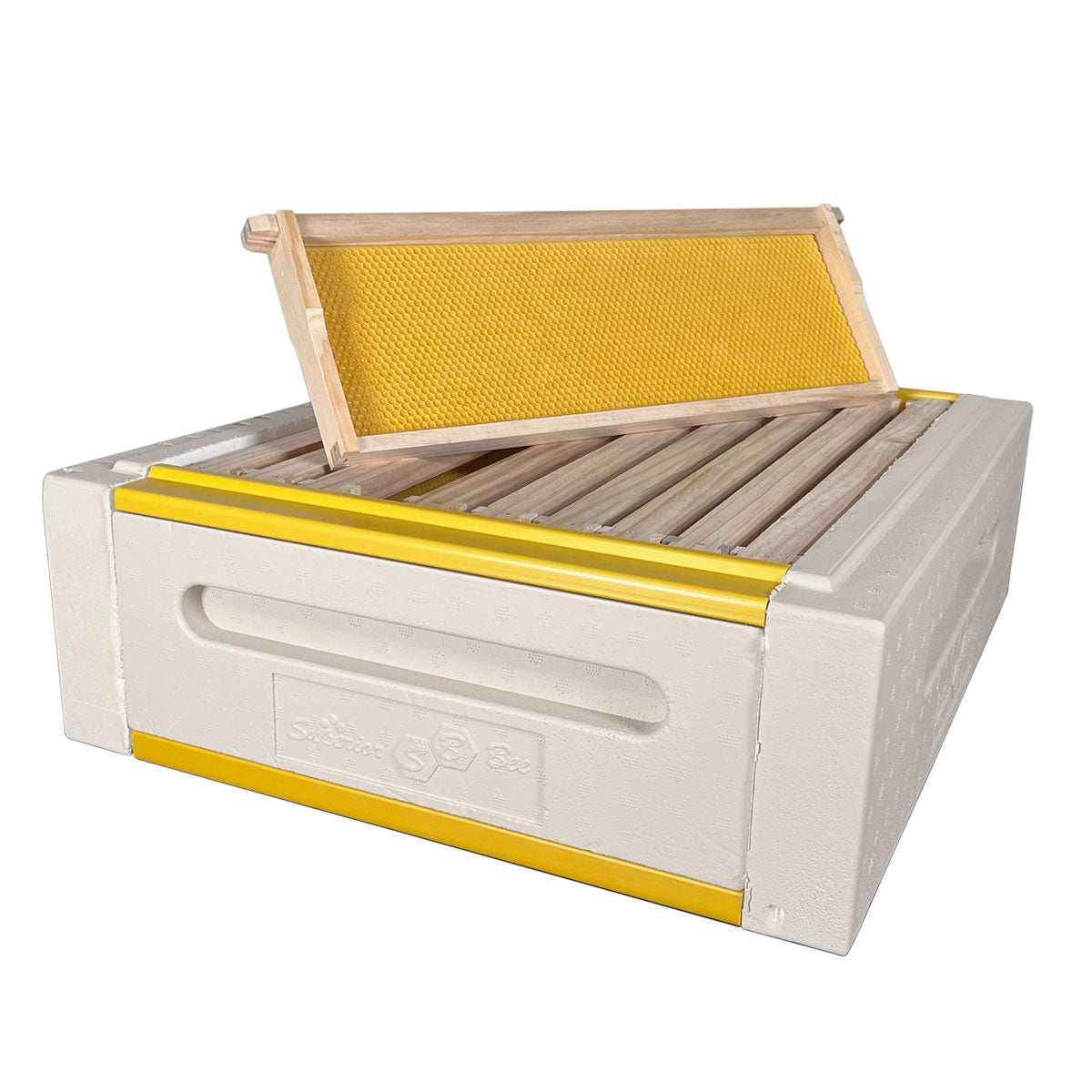 Superior Insulated Polystyrene 10 Frame Beehive - 1 Deep Brood & 1 Medium Super