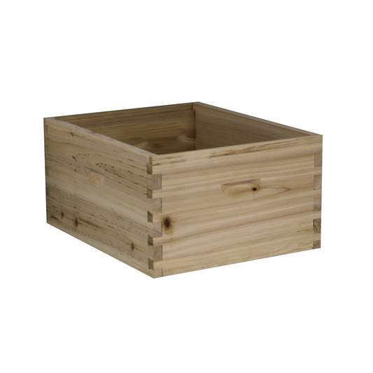 10 Frame Nubee  Deep Brood Box w/ Dovetail Joints (Box Only, No Frames) 1