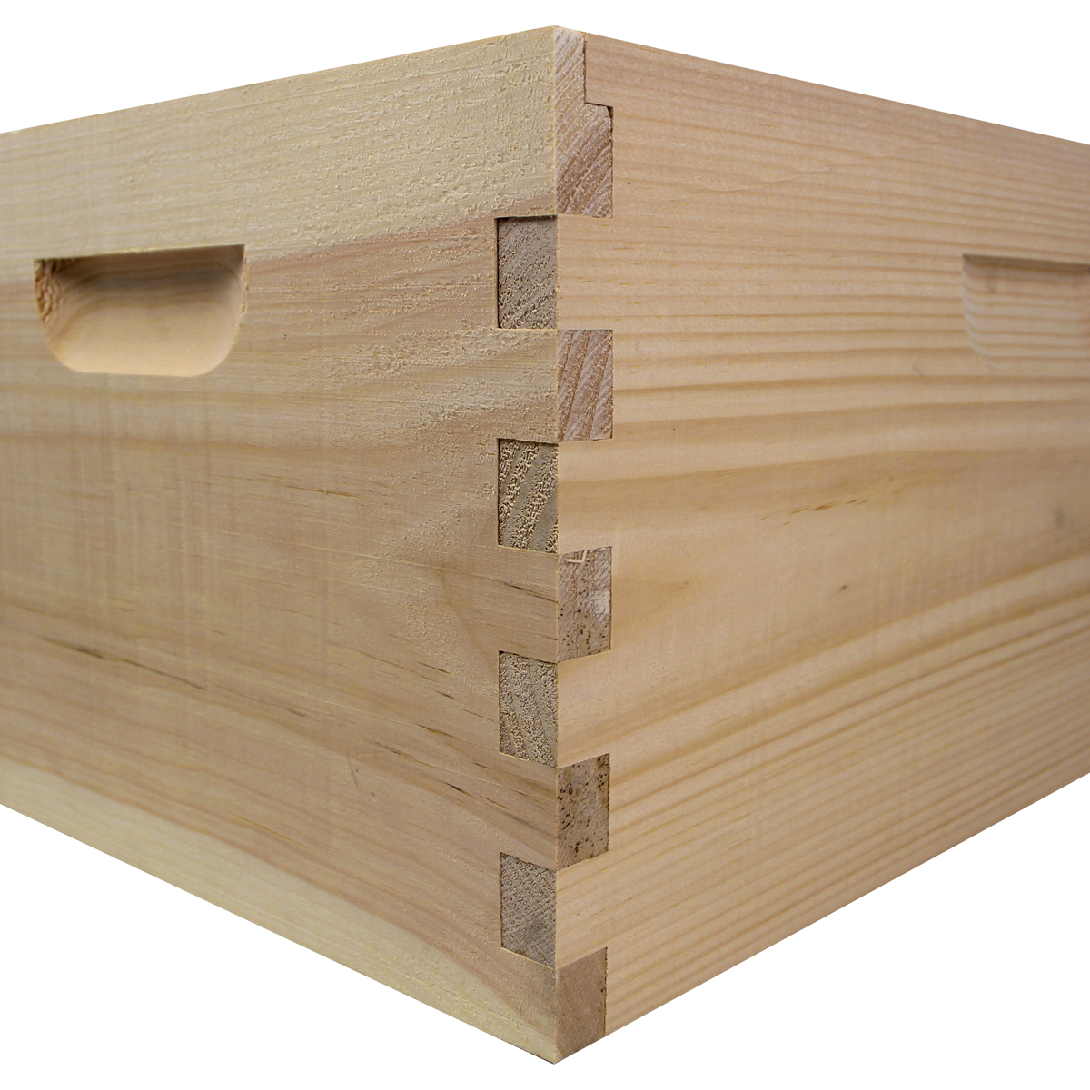 8 Frame Complete Beehive Kit – Unassembled (1 Deep Box) Amish-Made with Frames & Wax-Coated Foundations