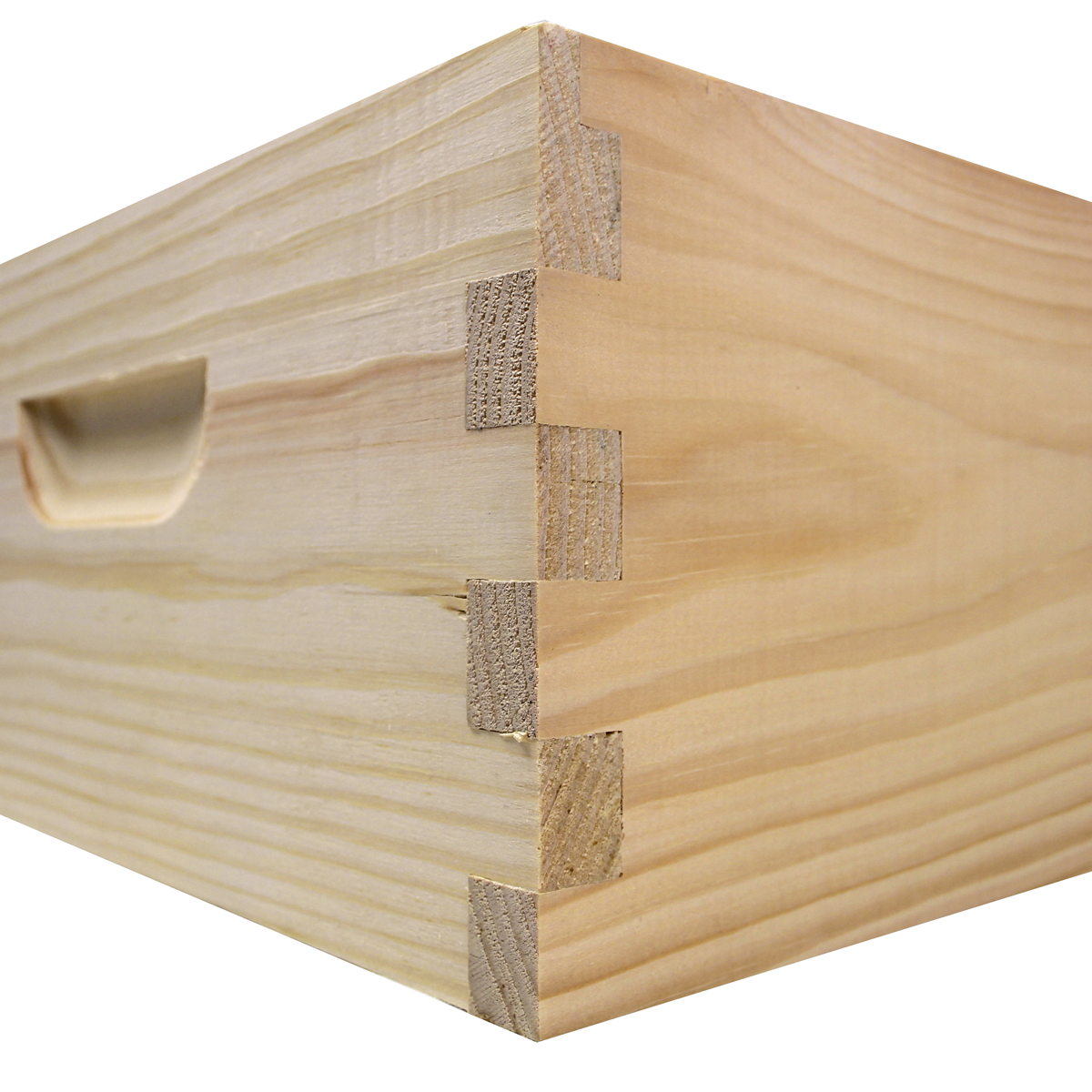 8 Frame Complete Beehive Kit – Unassembled (1 Deep & 1 Medium Boxes) Amish-Made with Frames & Wax-Coated Foundations