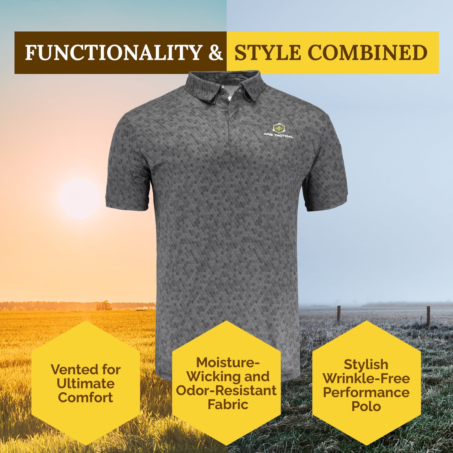 Apis Tactical Mens Polo Shirt