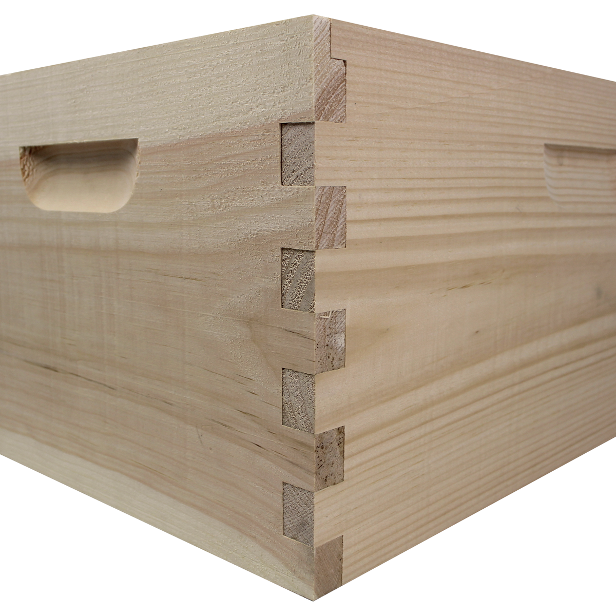 8 Frame Complete Beehive Kit – Fully Assembled & Painted (2 Deep & 1 Medium Boxes) Amish-Made with Frames & Wax-Coated Foundations
