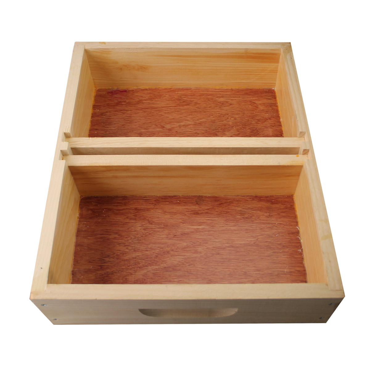 8 Frame Amish-Made Feeder Box with Floating Slatted Boards – Safe, Efficient Hive Feeding