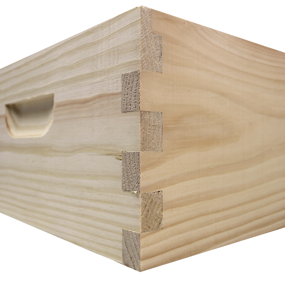 8 Frame Complete Beehive Kit – Fully Assembled & Painted (2 Deep & 1 Medium Boxes) Amish-Made with Frames & Wax-Coated Foundations