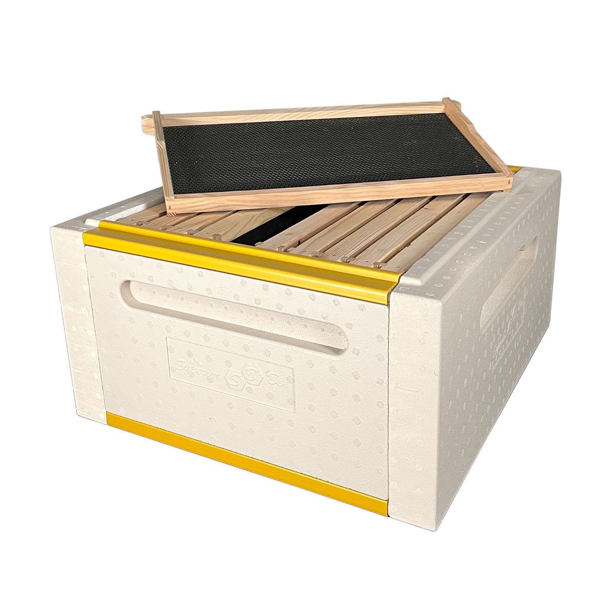 Superior Insulated Polystyrene 10 Frame Beehive - 2 Deep Brood & 1 Medium Super